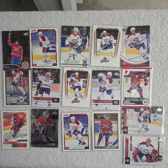 16-Card Montreal Canadiens Lot - P.K. Subban, Gilmour HOF & Rookies! (Sleeved) - Picture 1 of 8